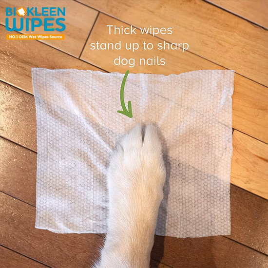 Biokleen OEM 80PCS 100PCS Pets Cleaning Dog Bath Ear Dog Pet Wet Wipes