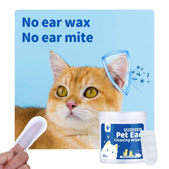 Venda quente toalhetes de limpeza antibacterianos orgânicos para animais de estimação toalhetes de dedo para cuidados dentários para cães gatos toalhetes molhados para animais de estimação