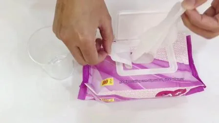 Lenços umedecidos ultracompactos de uso único em tecido não tecido