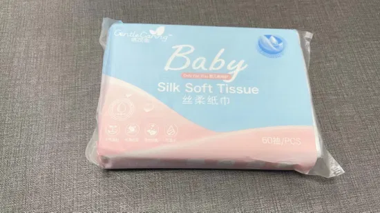Toalha de algodão descartável, tecido facial macio para bebê